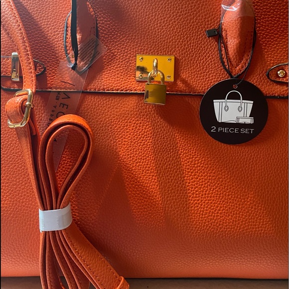 COPY - Orange FASHION Handbag & Wallet set - Picture 5 of 9